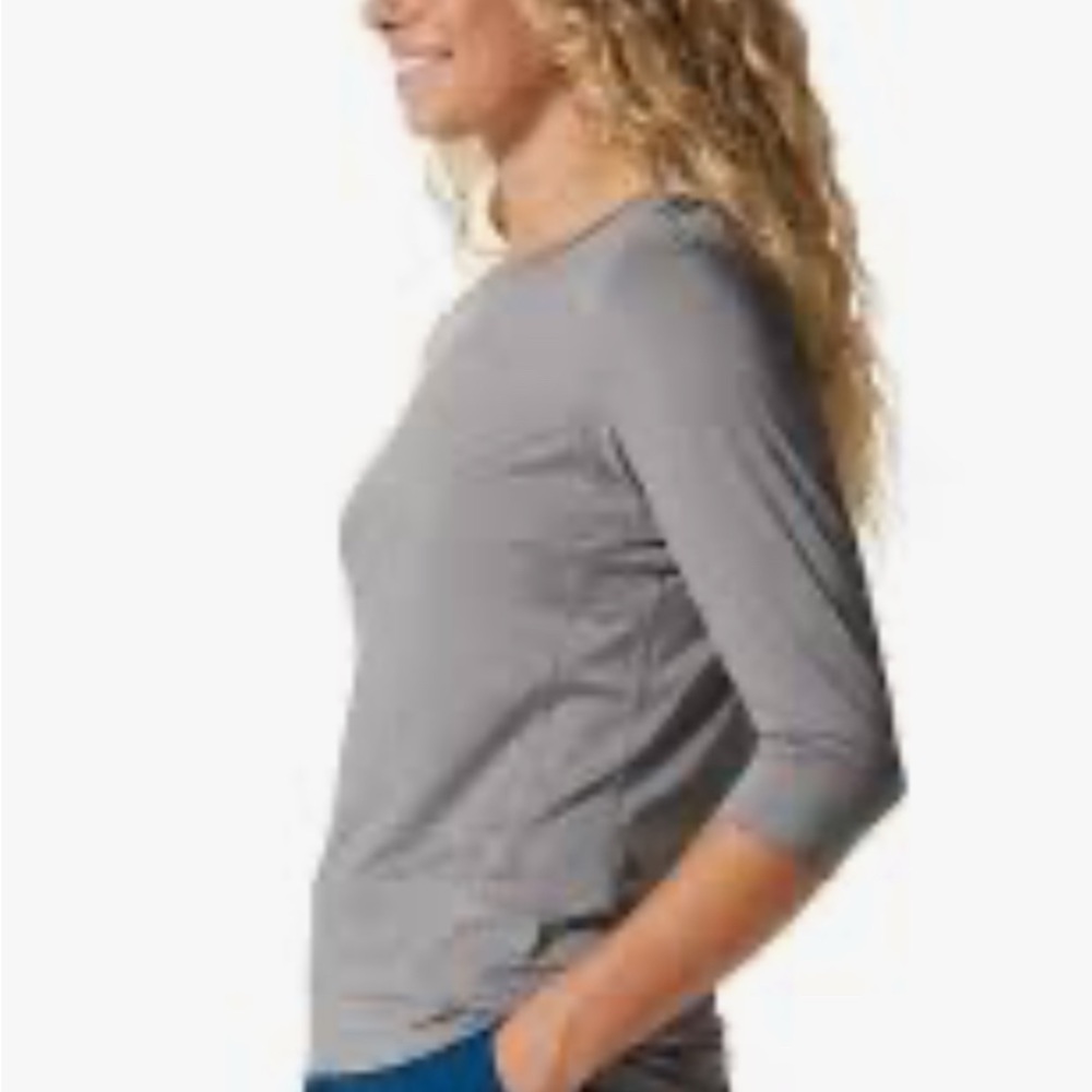 Mountain Hardwear Women's Gray Long Sleeve Top Size XS